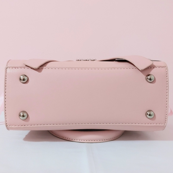 nwt ANK ROUGE Japan Pink Leather Bag with Bows Japanese Lolita Style Handbag - Picture 12 of 15